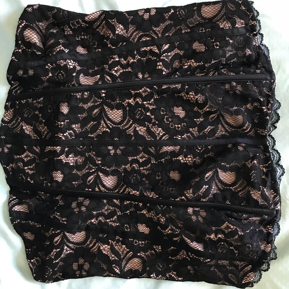 Black Lace Corset